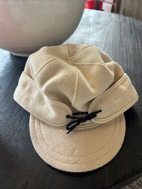 Wool Cream Stormy Kramer Cap